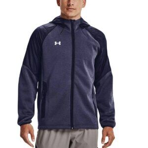 BRAND NEE NEVER WORN Under Armour Navy Blue Full-Zip Jacket